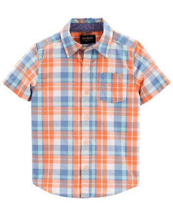 5 Carters Boys 4-8 Long Sleeve Button-up Shirt Red 5 Carters Boys 4-8 Long Sleeve Button-up Shirt Red